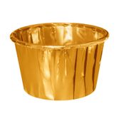 Papilotki do babeczek sztywne złote metaliczne 20 szt.