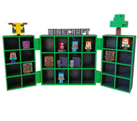 Półka Minecraft na Figurki Kinder Joy Funko Pop