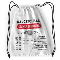 Plecak Sportowy Szkolny Dla Nauczycielki Torba Z Nadrukiem Ze Zdjęciem