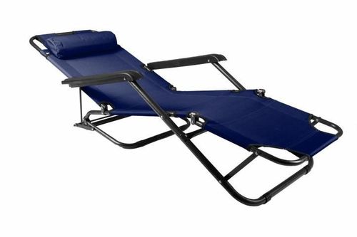 Składany leżak niebieski na Arena.pl