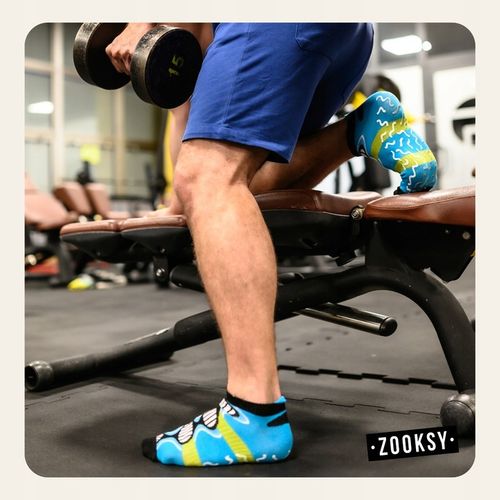 2x Skarpetki ABS Antypoślizgowe Damskie Sportowe Fitness Joga 41-46 ZOOKSY na Arena.pl