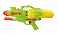 Duży pistolet na wodę 45 cm z pompką, zielony