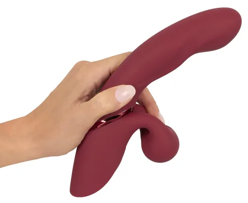 javida 2-function rabbit vibe thumpin silikonowy, 22,3 cm, fioletowy na Arena.pl