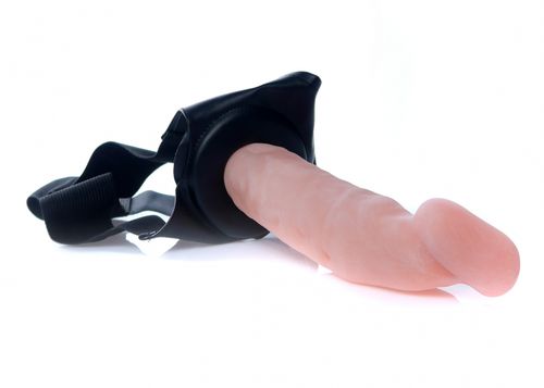 proteza vibrating hollow strap on   cyber skin na Arena.pl