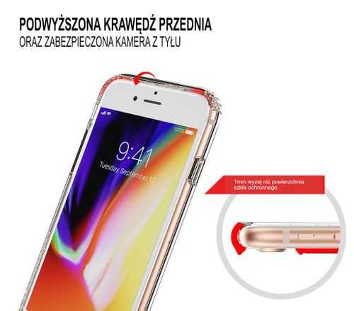 Patchworks Lumina iPhone 8/7/6 - Clear / Clear na Arena.pl