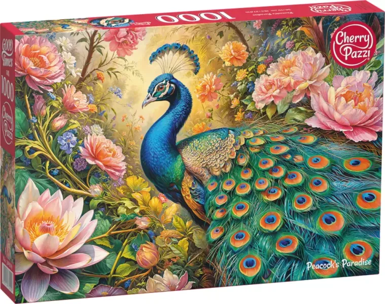 Puzzle 1000 elementów. Pawi Raj 30929 zdjęcie 1