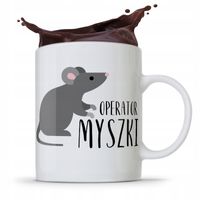 Kubek Informatyka Programisty Operator Myszki Z Nadrukiem Ze Zdjęciem