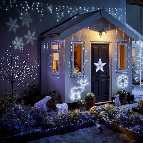 SOPLE LED 500 LAMPKI ZIMNE WISZĄCE 22M ZEWNĘTRZNE WEWNĘTRZNE EFEKT FLASH na Arena.pl