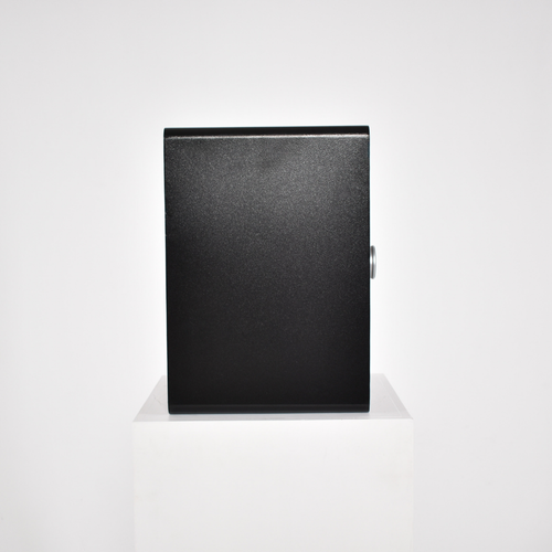 Pancerny Domowy Sejf z Zamkiem Elektronicznym i Kluczem 45x38x32 cm Czarny na Arena.pl