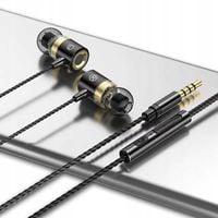 SŁUCHAWKI DOUSZNE PRZEWODOWE DOKANAŁOWE MiniJack TELEFON TABLET LAPTOP - HQ