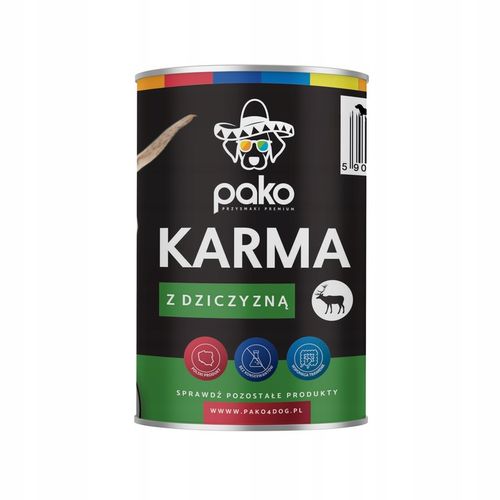 MOKRA KARMA DLA PSA PUSZKA PREMIUM PAKO 24 X 400 MIX 4 SMAKÓW na Arena.pl