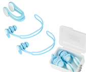 Zestaw klips na nos i zatyczki do uszu do pływania Aqua-Sport AquaBlockers