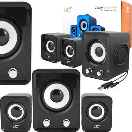 MOCNE GŁOŚNIKI KOMPUTEROWE 2.1 USB SUBWOOFER zdjęcie 1