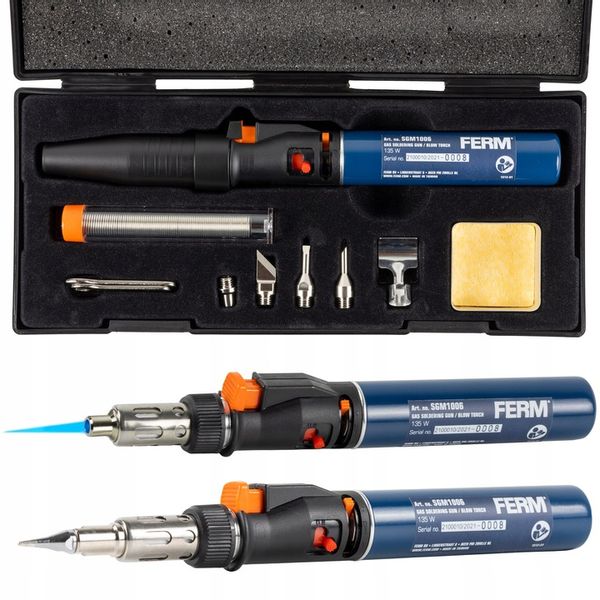 LUTOWNICA GAZOWA FERM PALNIK 135W + ZESTAW zdjęcie 5