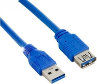 Przedłużacz USB 3.0 Lanberg AM-AF 1,8m niebieski
