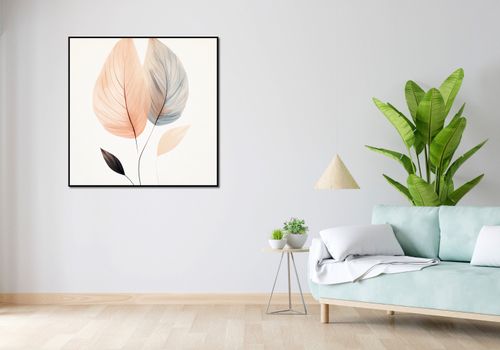 Plakat 100x100cm Liściasty Taniec na Arena.pl