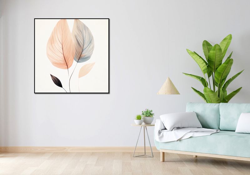 Plakat 100x100cm Liściasty Taniec zdjęcie 4