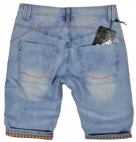 Meskie krotkie spodenki JEANS szorty 1346 29 na Arena.pl
