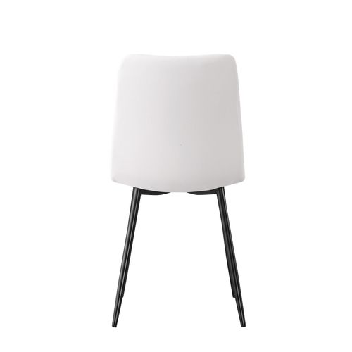 IRIS KRZESŁO TAPICEROWANE ECRU WELUR na Arena.pl