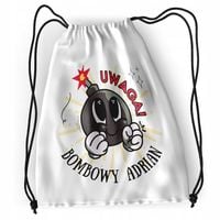 Plecak Dla Adriana Sportowy Szkolny Worek Torba Z Nadrukiem Ze Zdjęciem