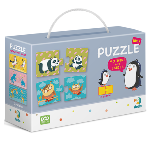 Puzzle Dodo Toys Dodo 24 Elementów Puzzle 12X2 Mamy I Dzieci  300150 na Arena.pl