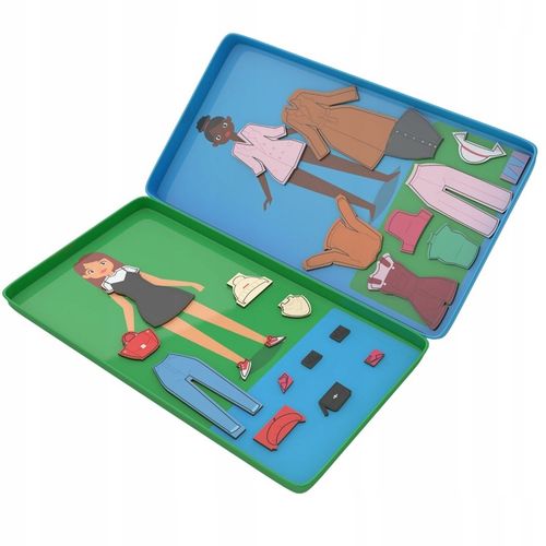 Podróżna gra Magnetyczna The Purple Cow - Ubieranki, Stroje, Magnesy na Arena.pl