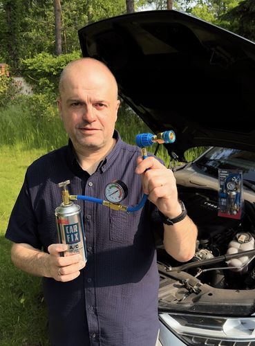 GAZ DO KLIMATYZACJI R134A CARFIX Czynnik Olej Uszczelniacz Osuszacz 5w1 na Arena.pl