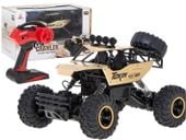 Samochód Zdalnie Sterowany na Pilota RC Rock Crawler 1:12 4WD Metal Złoty