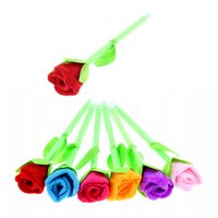 Długopis PLUSZOWY kwiatek kwiatuszek RÓŻA