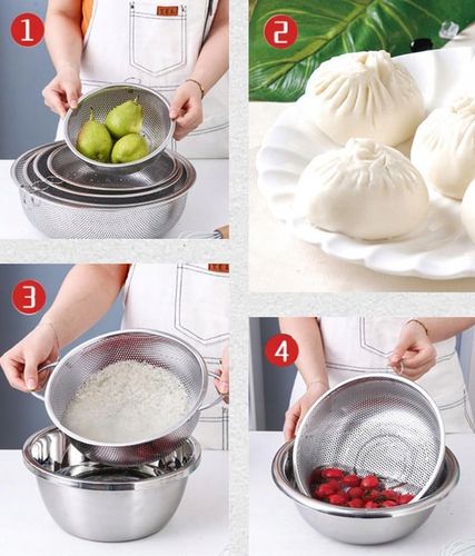 CEDZAK METALOWY DURSZLAK SITKO KUCHENNE NA MAKARON WARZYWA SUSZARKA na Arena.pl