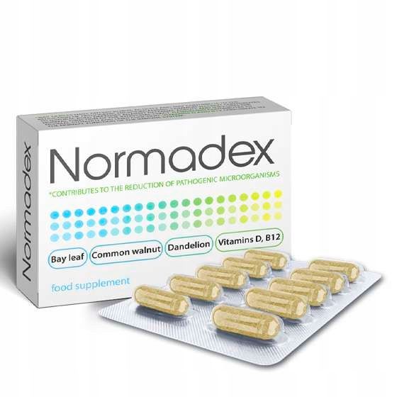 Normadex suplement diety 10 kapsułek zdjęcie 1