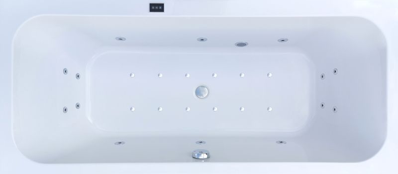 Wanna z hydromasażem prostokątna VESSA DUO 180x80 jacuzzi spa Polska zdjęcie 1