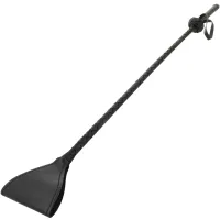 darkness whipper czarny bicz jeździecki 60 cm pvc