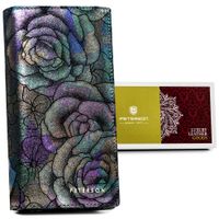 portfel damski skórzany ptn 421431-md green