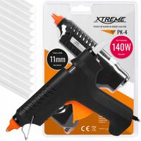 PISTOLET DO KLEJU NA GORĄCO KLEJARKA 140W + WKŁADY LASKI 11x250 GRATIS