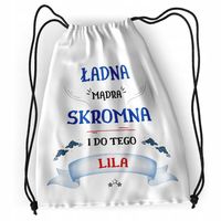 Plecak Dla Lilii Sportowy Szkolny Worek Torba Z Nadrukiem Ze Zdjęciem