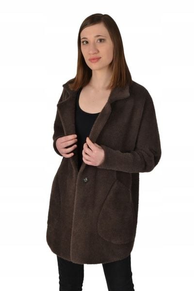 Płaszczyk ALPAKA oversize size plus DUŻY ROZMIAR zdjęcie 2