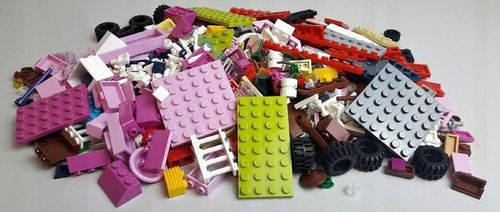 KLOCKI KLOKSY KREATYWNE CLASSIC 500 EL KONSTRUKCYJNE BARDZO DUŻY ZESTAW na Arena.pl