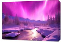 Obraz 70x50cm Aurora Nad Niebiem