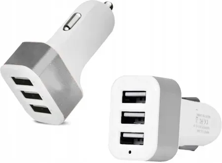 SZYBKA ŁADOWARKA SAMOCHODOWA 3xUSB 3.1A do auta zdjęcie 1