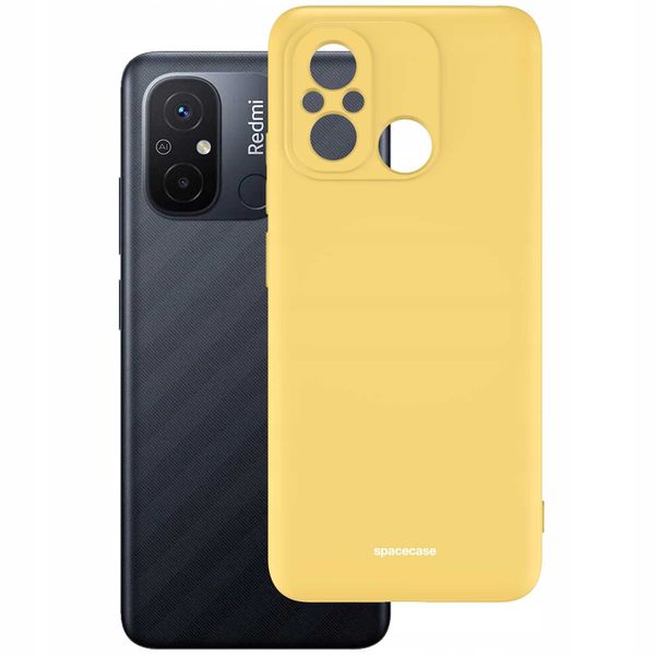 Spacecase Silicone Case Redmi Redmi 12C Yellow zdjęcie 2