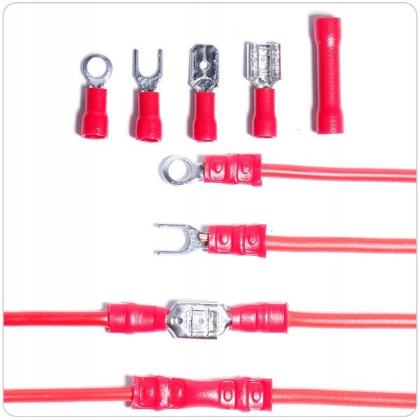 ZESTAW XXL KONEKTRÓW IZOLOWANYCH + ZACISKARKA zdjęcie 3