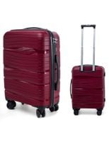 Mała kabinowa walizka PELLUCCI RGL PP3 S Bordowa