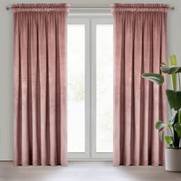 Zasłona na taśmie MELANIE 140x270 różowa