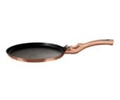 patelnia granitowa do naleśników 28cm berlinger haus bh-6180 rose gold