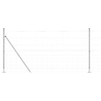 Ogrodzenie pastwiskowe Srebrny 50 x 1.2 m Stal galwanizowana