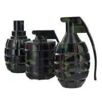 metalowy młynek 3-częściowy w kształcie granata 45 mm