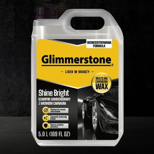 Glimmerstone SZAMPON SAMOCHODOWY Z WOSKIEM CARNAUBA 5L - SPRAWDZONA JAKOŚĆ na Arena.pl