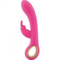 wibrator króliczek toyz4lovers silikonowy różowy usb 19 cm