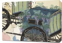 Obraz 70x50cm Wagon, Sekka Japoński Vintage do Salonu